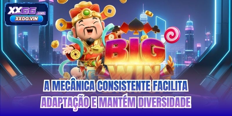 A mecânica consistente facilita adaptação e mantém diversidade